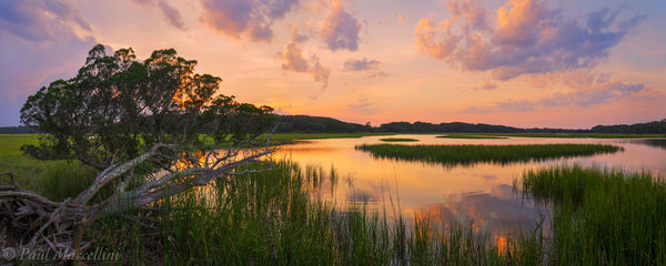 Marsh Sunset print