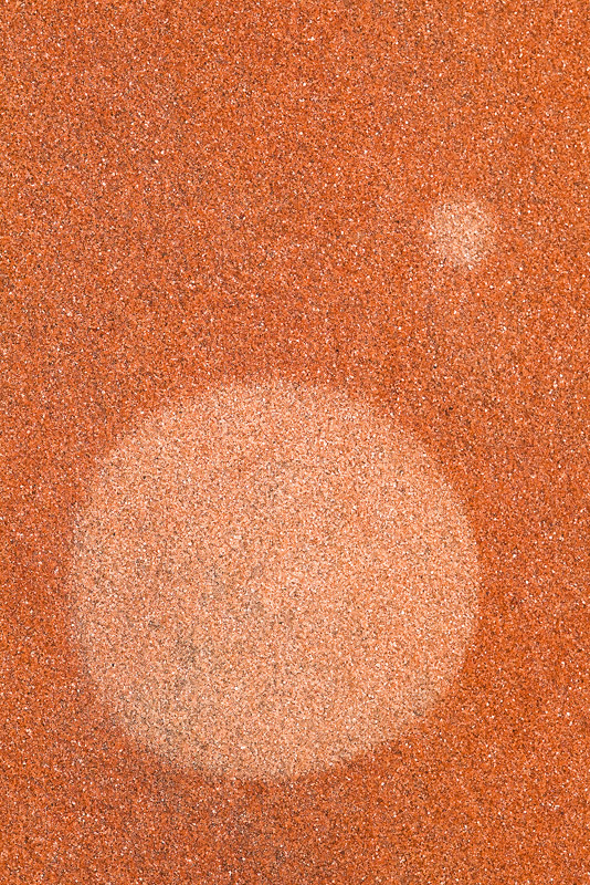 An interesting natural occurrence in the sandstone. It looks like a small stellar body orbiting another.