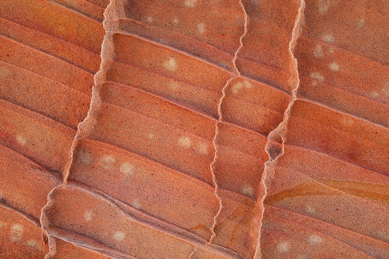 An intimate shot of the textures and colors of the wonderful sandstone in this area.